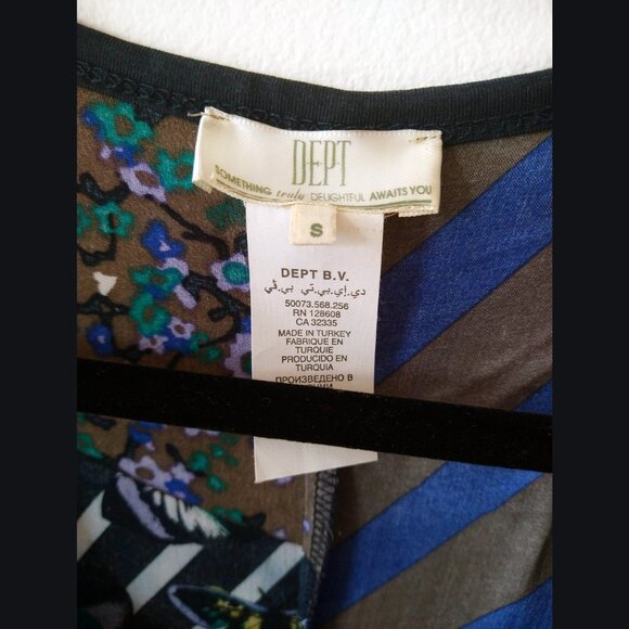 DEPT Patterned Multicoloured Drop Waist Dress - Picture 5 of 6